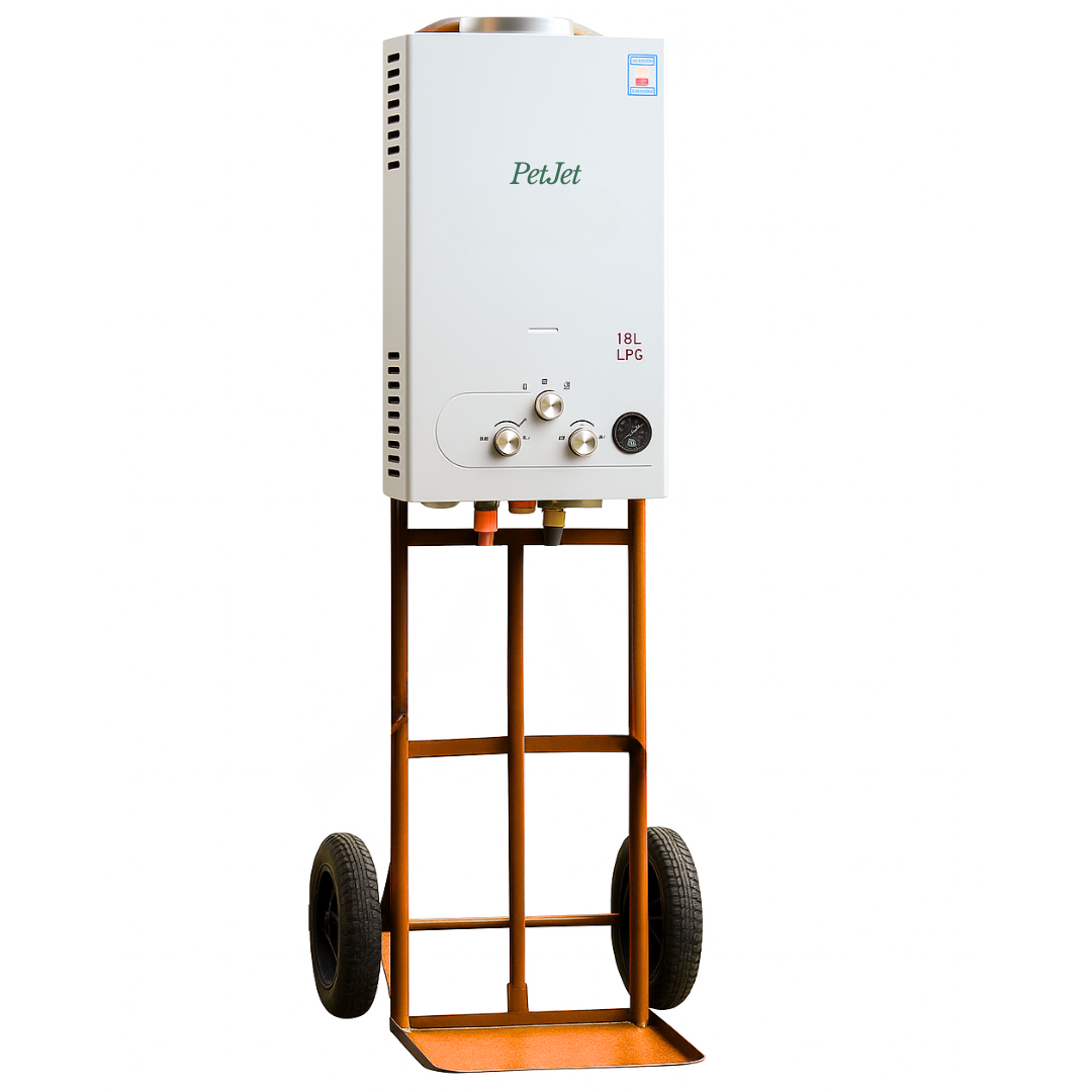 PetJet Gas Horse Tragbare Warmwasserdusche | 18 l