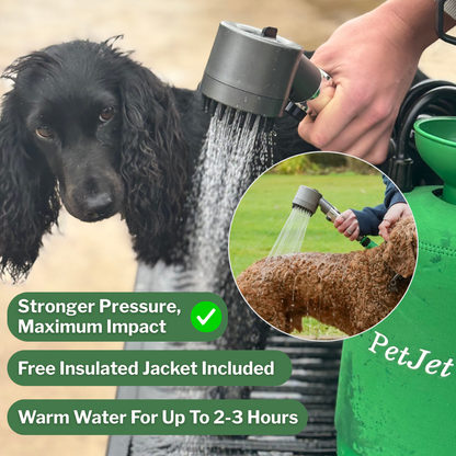 PetJet 5 Liter tragbarer Warmwassertank für Duschen