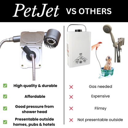 PetJet Outdoor-Wanddusche für Zuhause