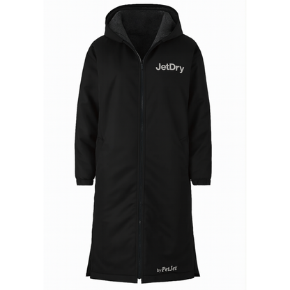 NEU – JetDry wasserdichter Mantel – Schwarz/Grau