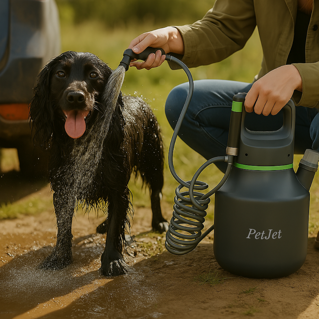 PetJet Tragbare Warmwasserdusche 2.0 – USB-Ladefunktion