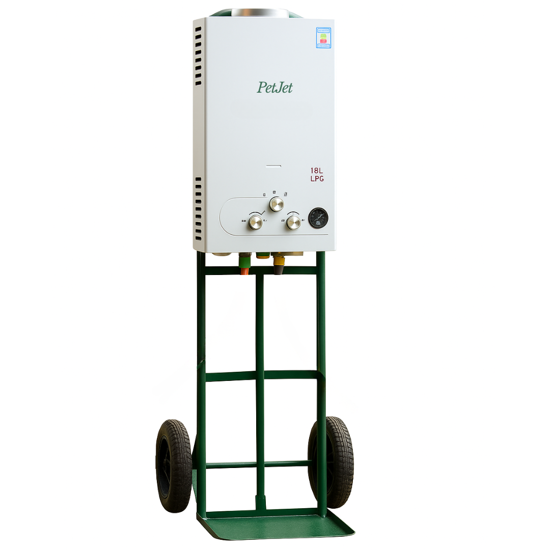 PetJet Gas Horse Tragbare Warmwasserdusche | 18 l