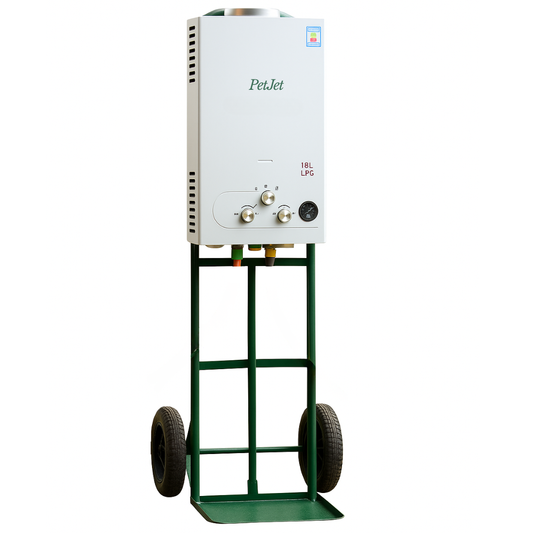 PetJet Gas Horse Tragbare Warmwasserdusche | 18 l