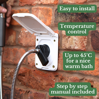 PetJet Outdoor-Wanddusche für Zuhause